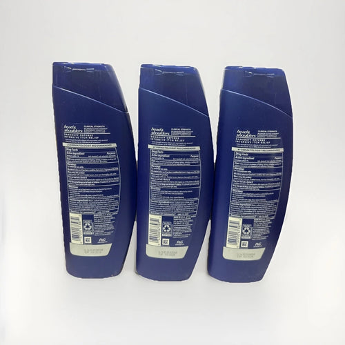 3 Pack Head & Shoulders Clinical 2 IN 1 Dandruff Defense Intensive Itch Relief