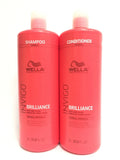 (2 PACK)Wella Invigo Brilliance Shampoo & Conditioner