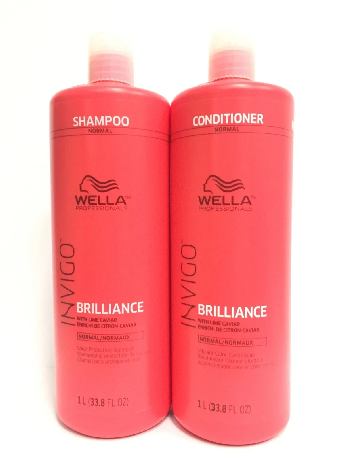 (2 PACK)Wella Invigo Brilliance Shampoo & Conditioner
